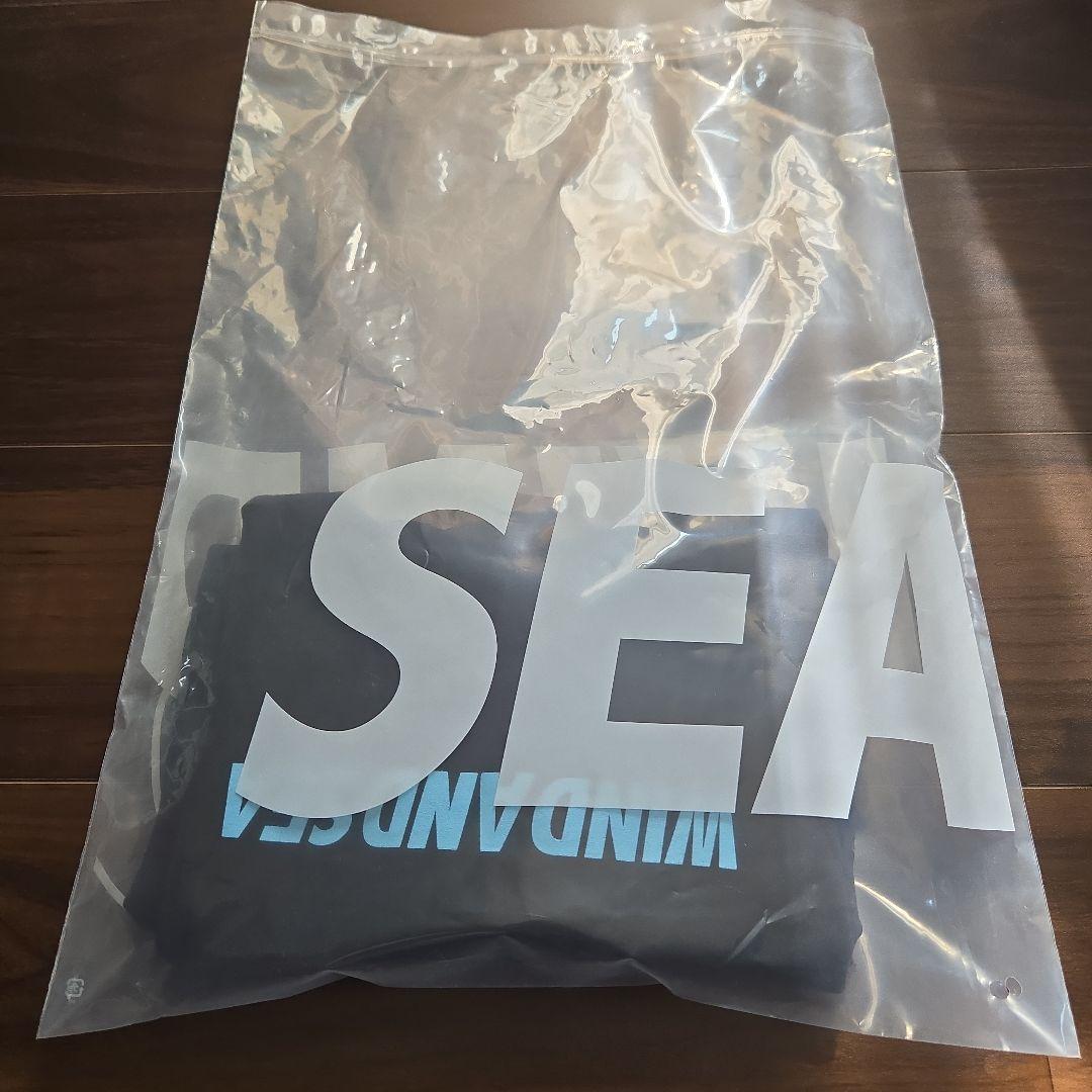 WINDANDSEA ウィンダンシー モックネックシャツ ブラック