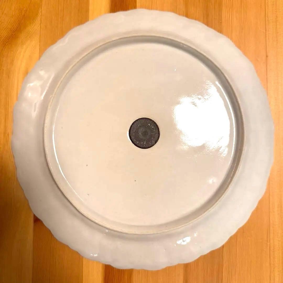 新品未使用♡阿部慎太朗 オリーブフリルリム皿 8寸