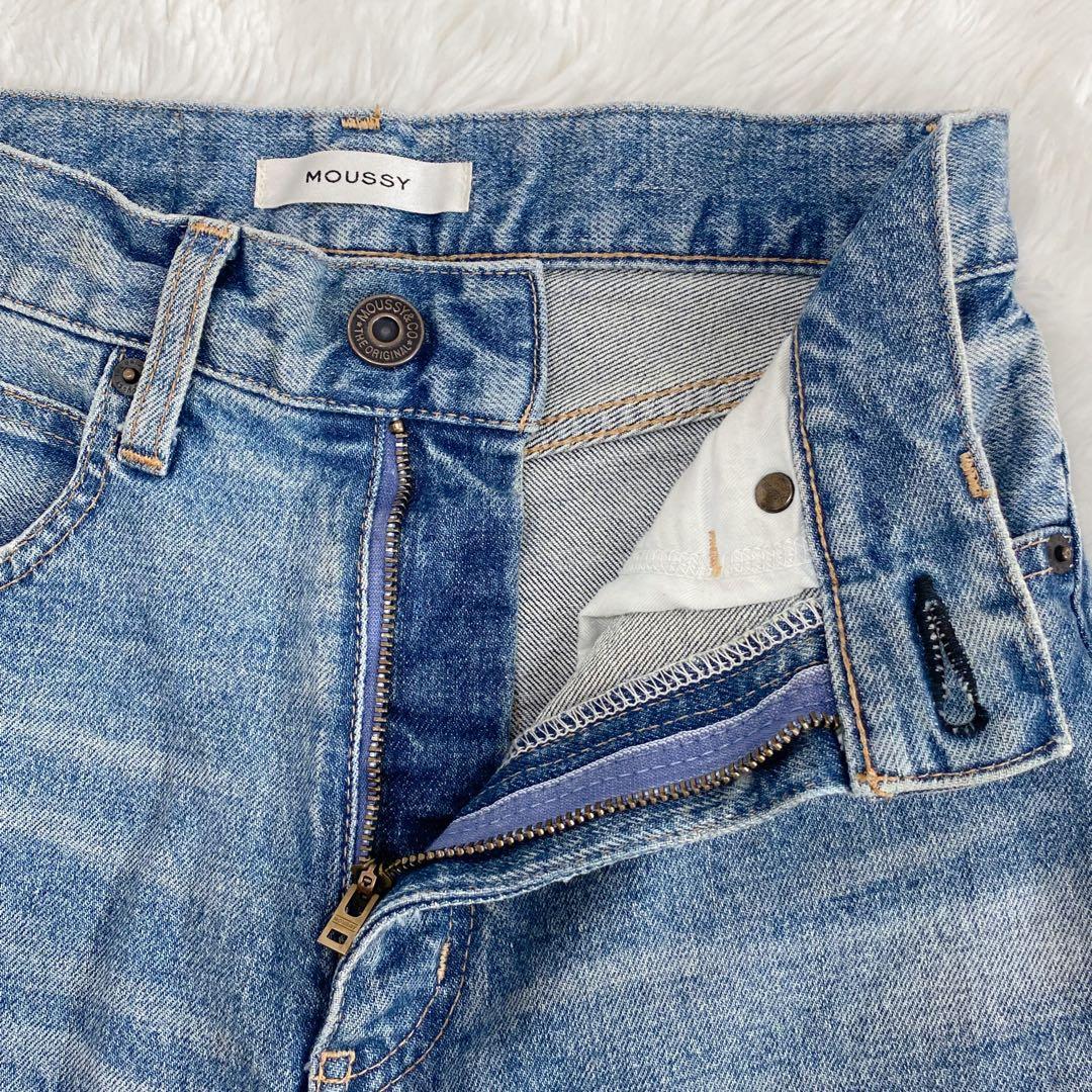 【大人気】マウジー MVS FLARE デニムパンツ 25 w25 フレアデニム