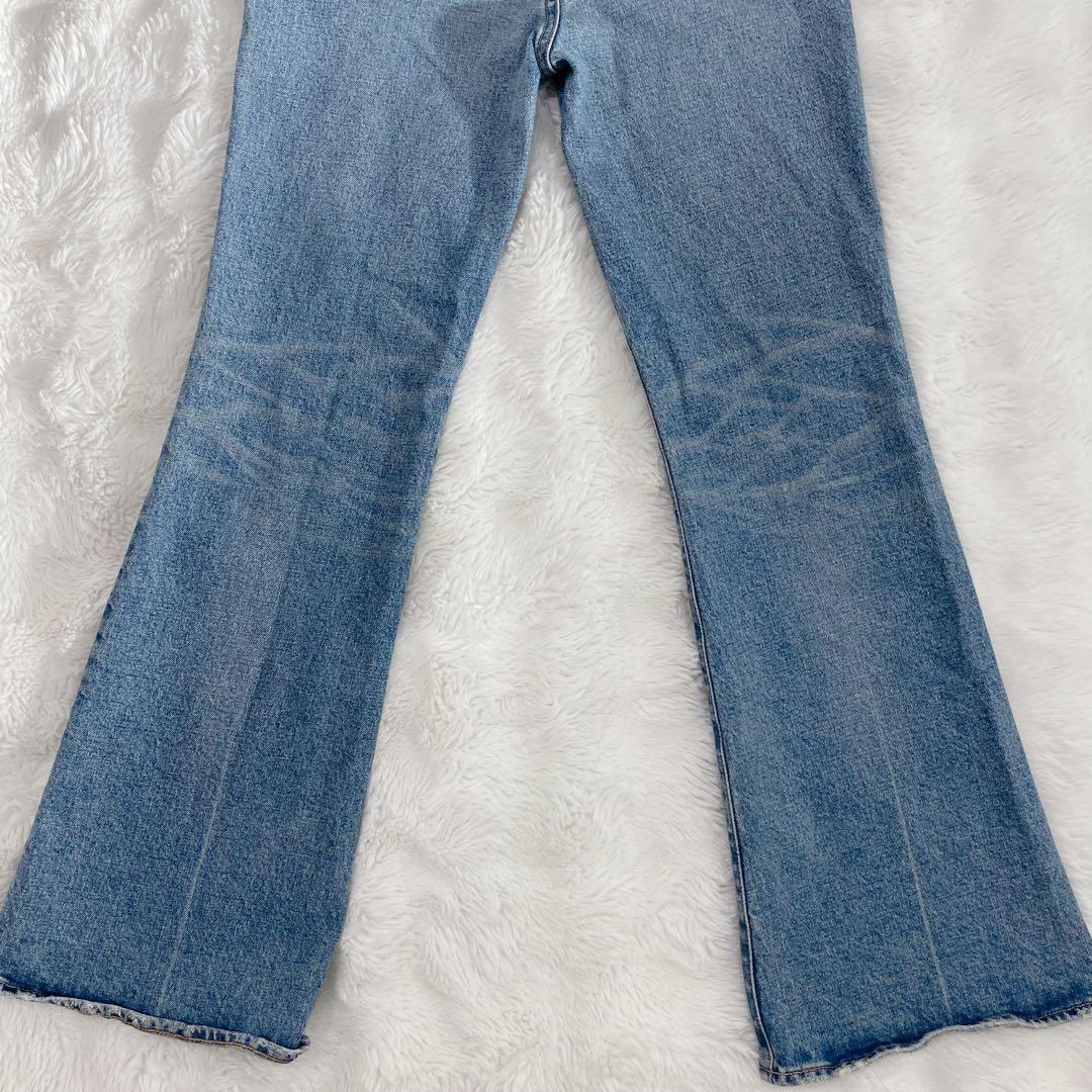 【大人気】マウジー MVS FLARE デニムパンツ 25 w25 フレアデニム