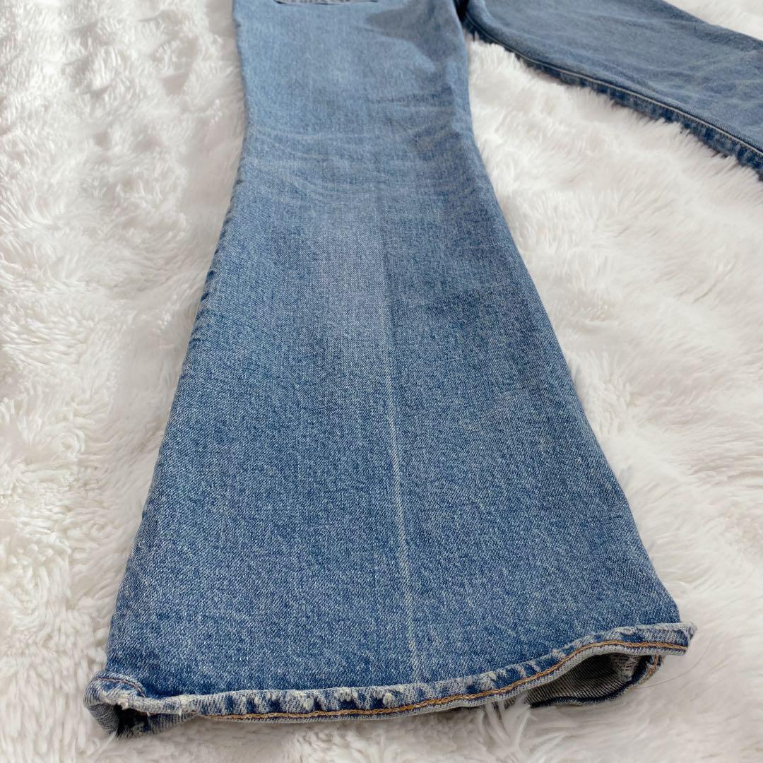 【大人気】マウジー MVS FLARE デニムパンツ 25 w25 フレアデニム