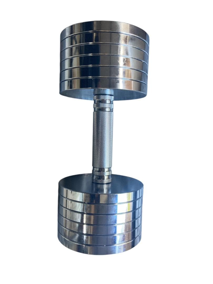 Northdeer ダンベル スチール クロームメッキ 25kg×1個