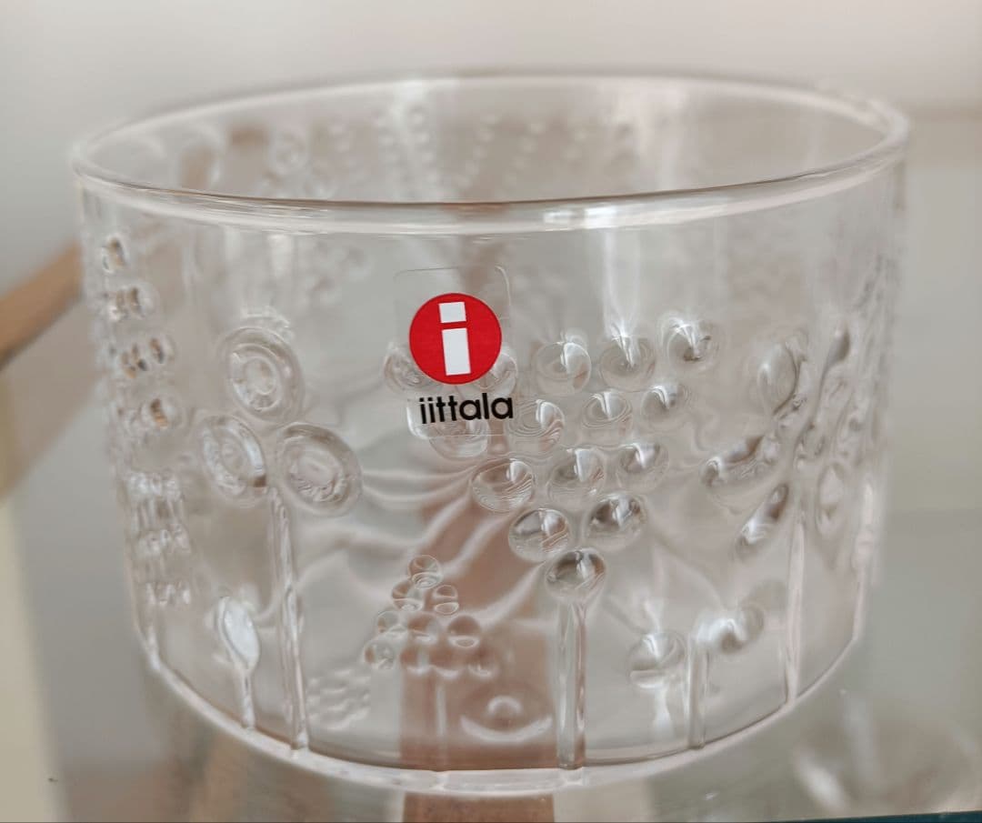 イッタラ フローラ ガラス ボウル 10cm 2個 クリア　北欧