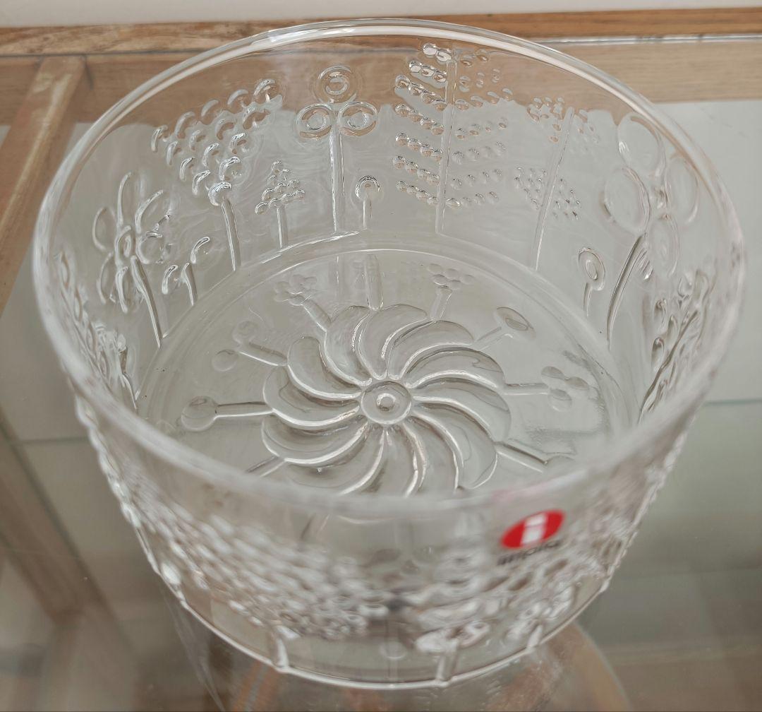 イッタラ フローラ ガラス ボウル 10cm 2個 クリア　北欧