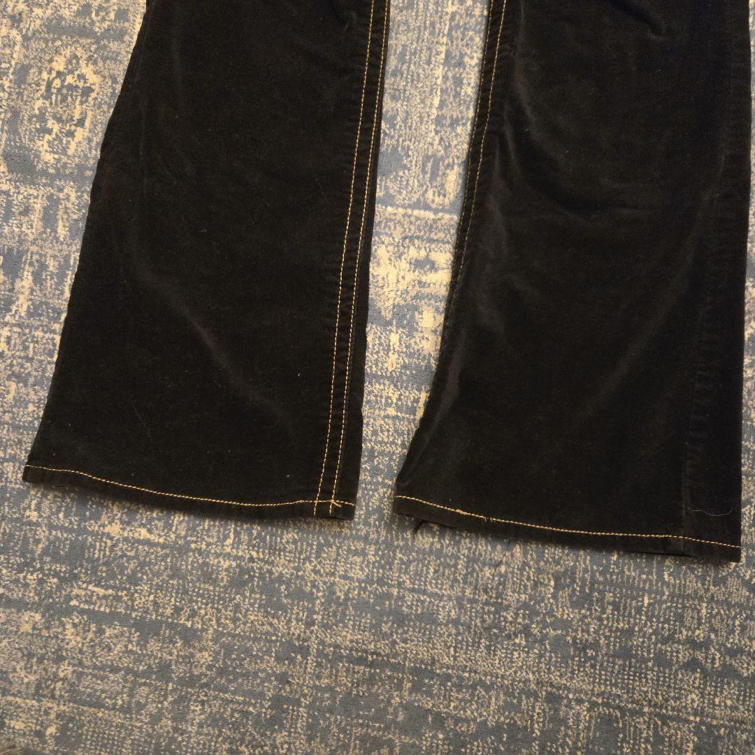 OldNavy ローライズブーツカットベロアデニム