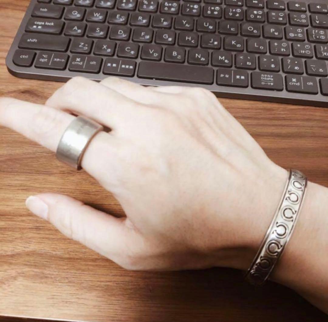 Fantastic Man シルバーバングル　S.O.S fp シルバー925