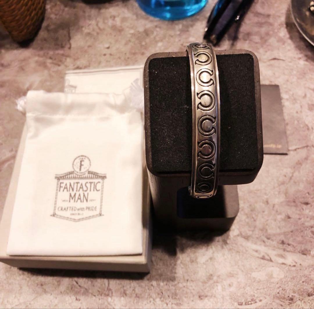 Fantastic Man シルバーバングル　S.O.S fp シルバー925