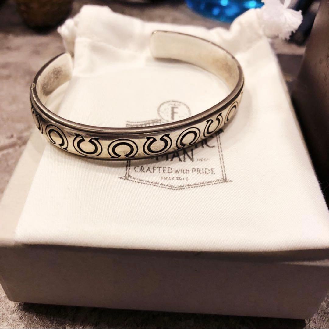 Fantastic Man シルバーバングル　S.O.S fp シルバー925