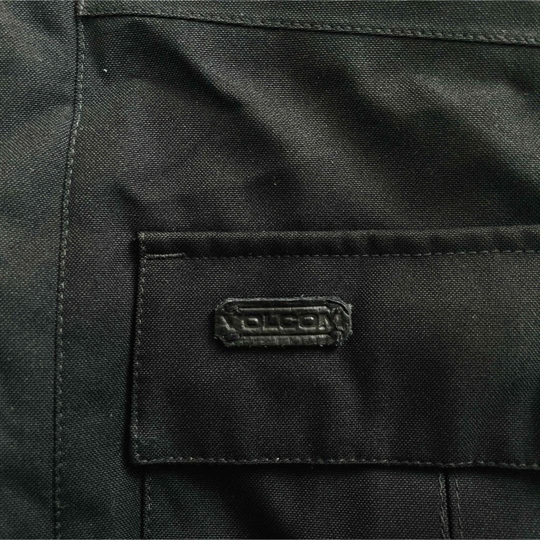 6693【美品】ボルコム　ジャケット　メンズ　XXL　無地　スノボ　ブラック