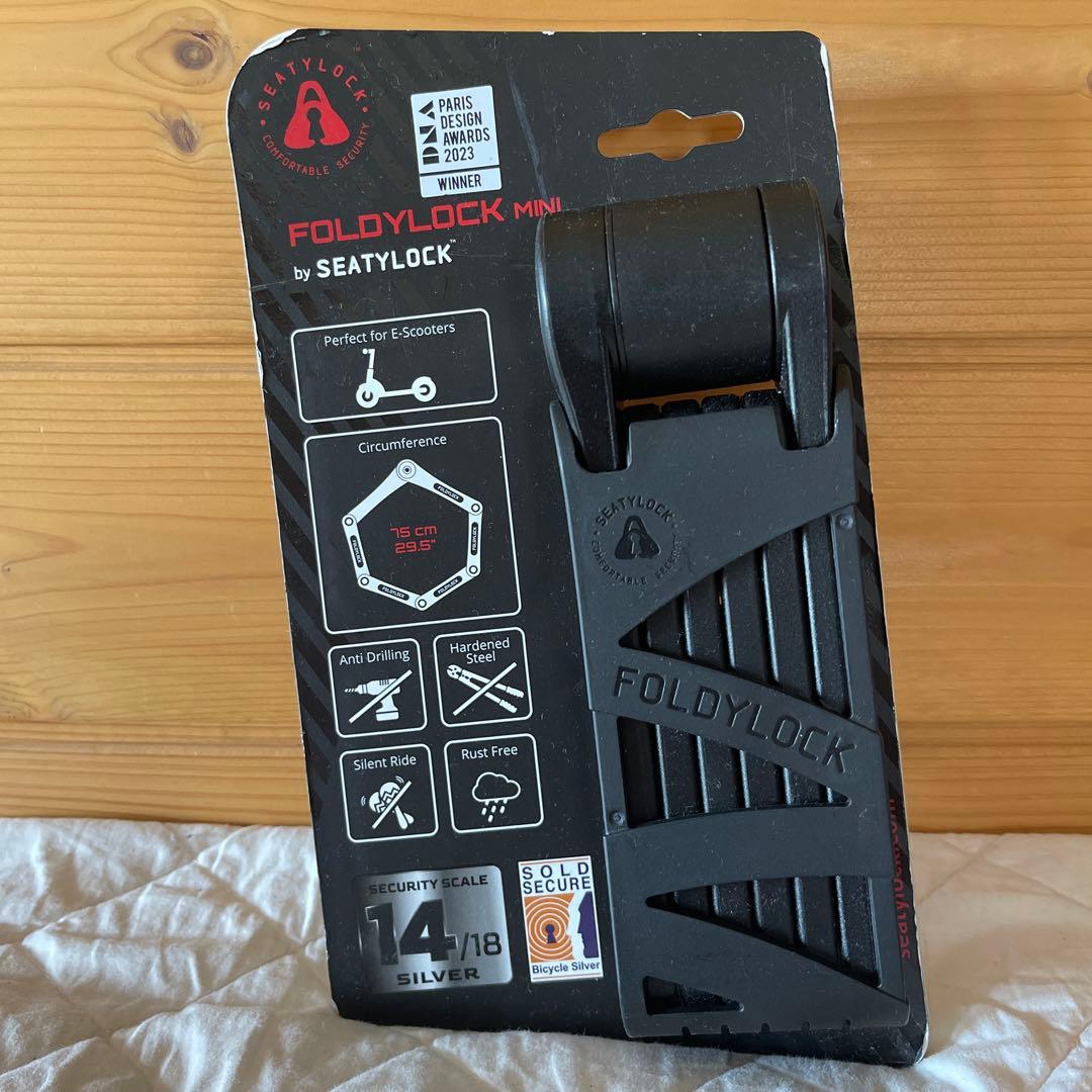 SEATLOCK FOLDYLOCK MINI ブラック　自転車ロック　鍵