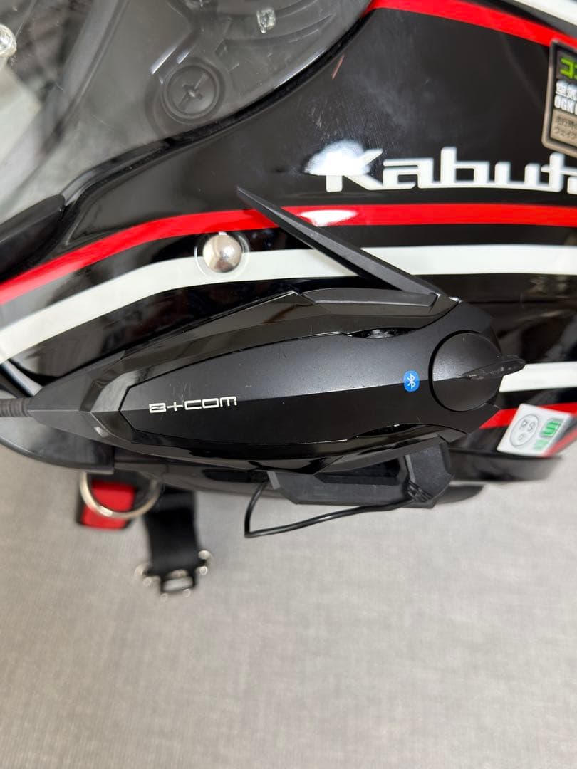 Kabuto ジェットヘルメットb+com sb6x 付き