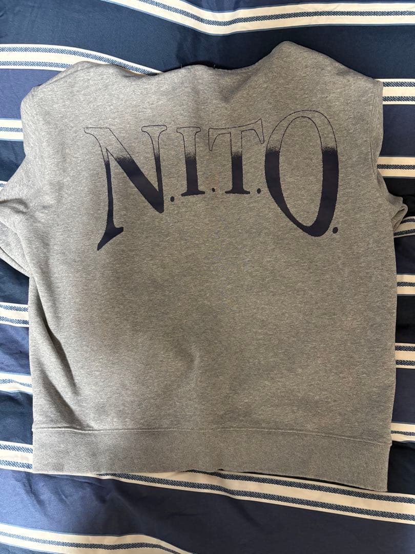 Cashcade グレー ジップアップパーカー M NITO.