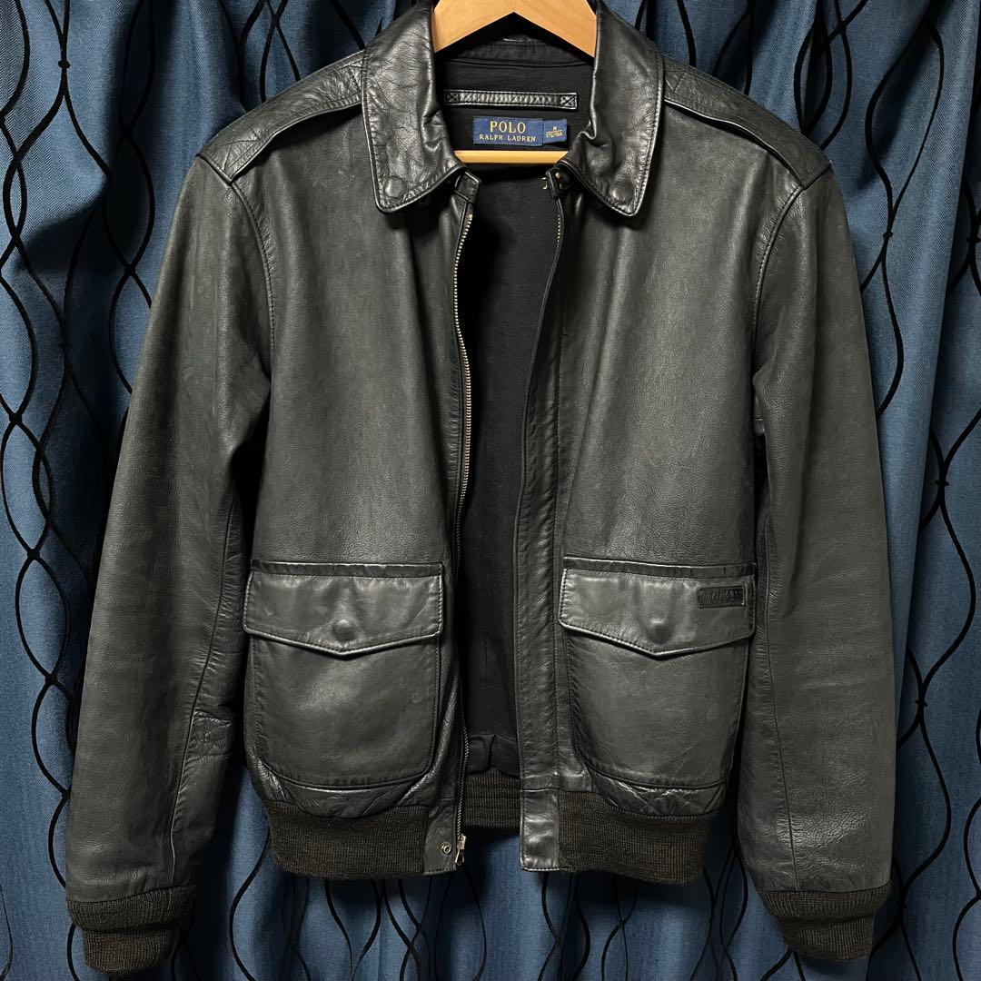 ポロラルフローレンA2レザージャケット 【M】