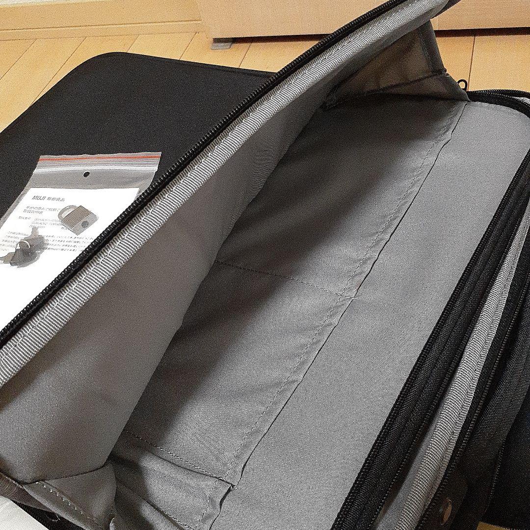 無印良品 キャリーケース　半分の厚みで収納できるソフトキャリー　３６L