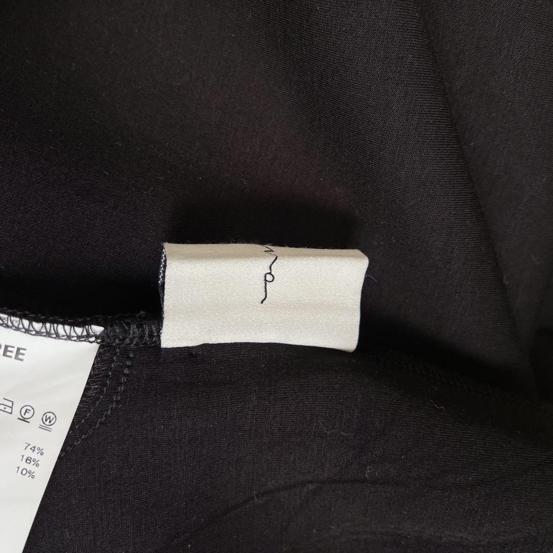 PERNA ダンボールニット サロペット オールインワン 黒