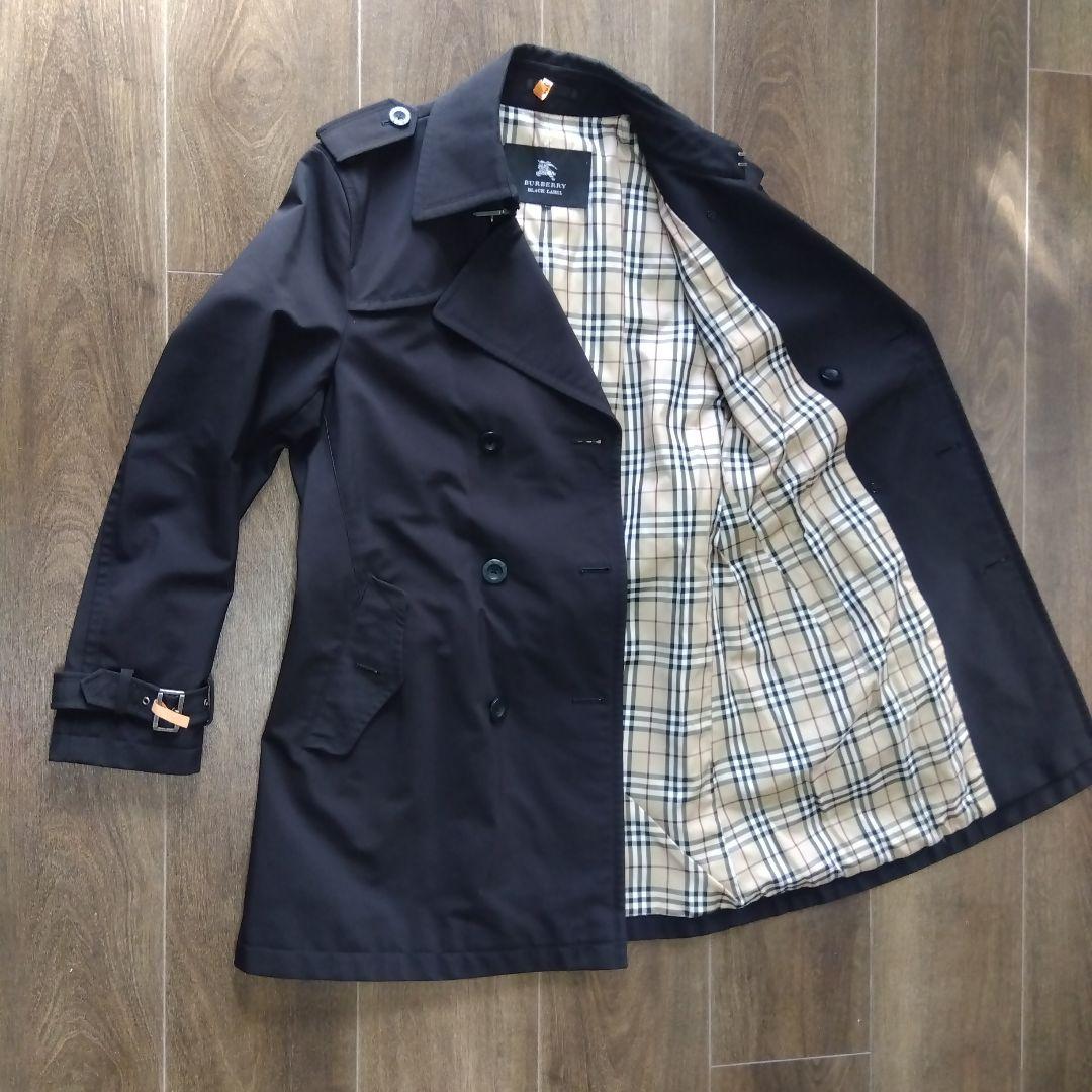 バーバリーブラックレーベル トレンチコート ノバチェック Lサイズ