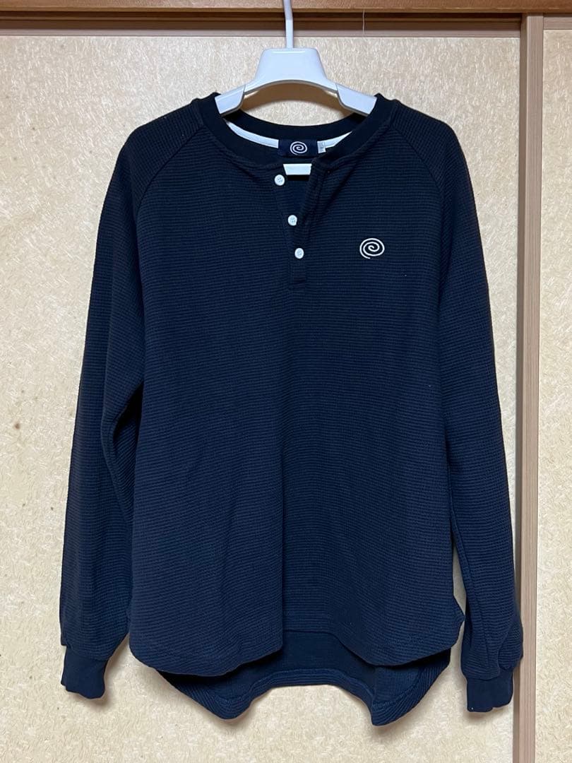 【年末価格】soonerorlater WAFFLE TEE NAVY