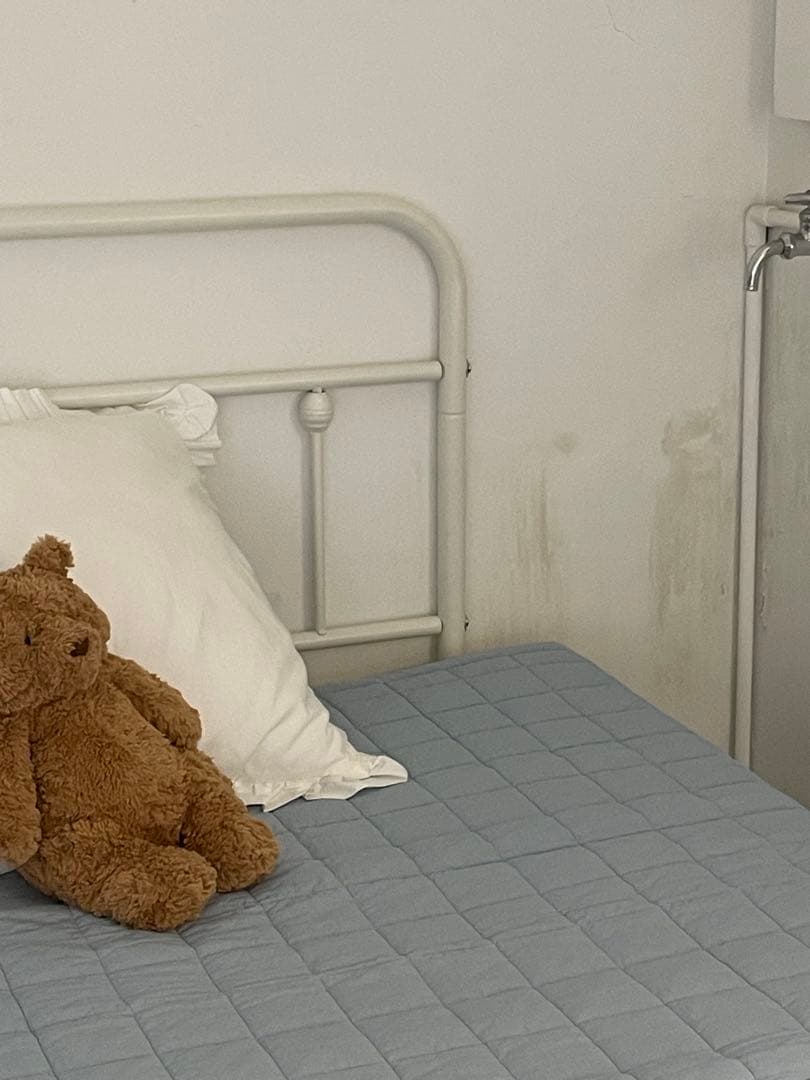 シングルベッドホワイト　マットレス付き大阪　引き取り限定