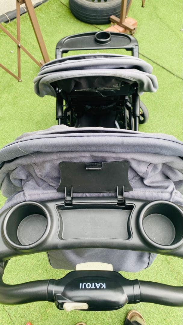 KATOJI ベビーカー 2人乗り