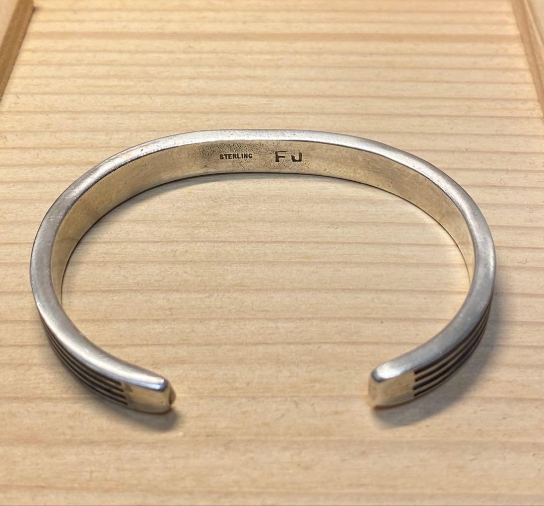 フランシスジョーンズFrancis Jonesナバホエッジプレートバングル