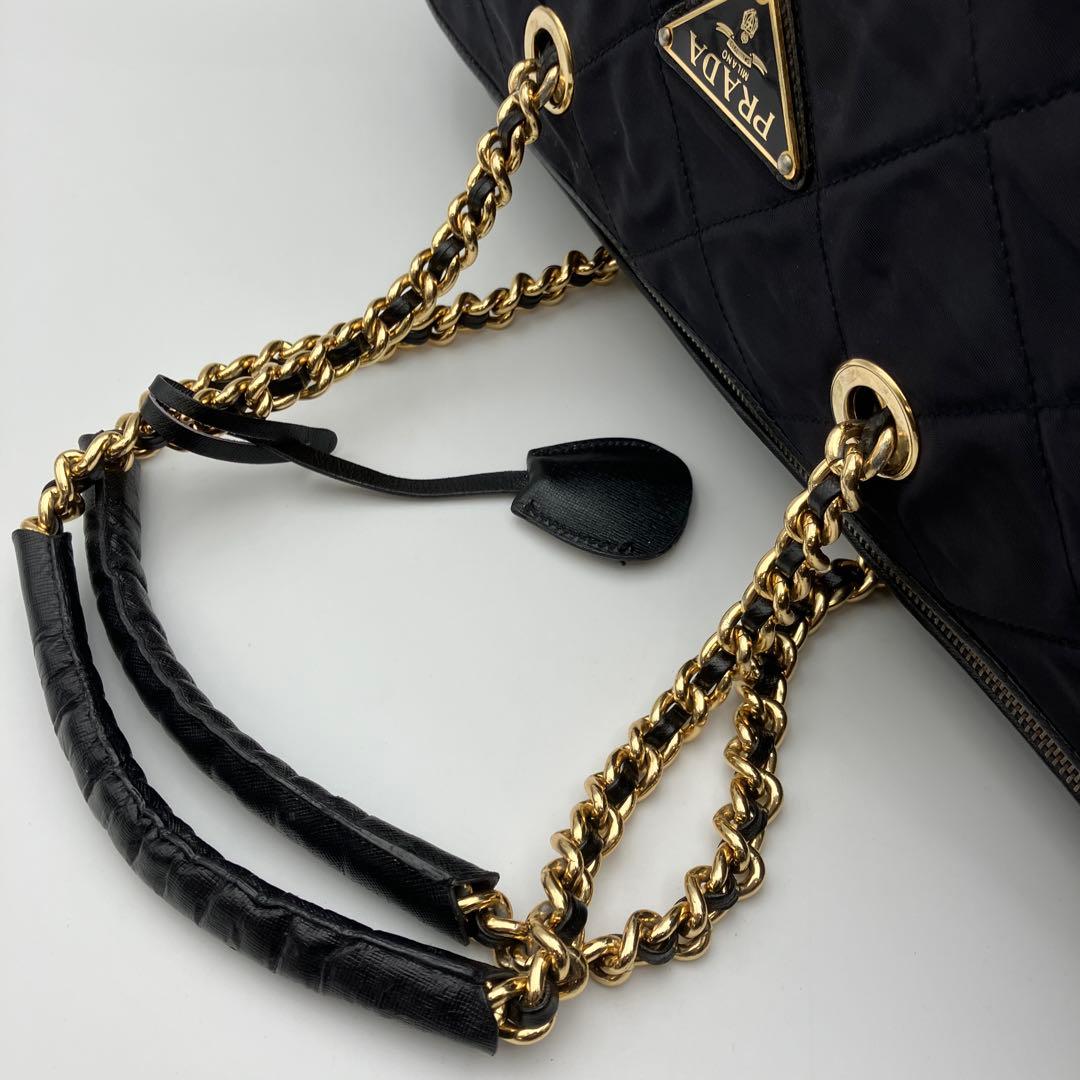 ✨希少✨PRADA　プラダ　ボストンバッグ　キルティング　テスートナイロン　53