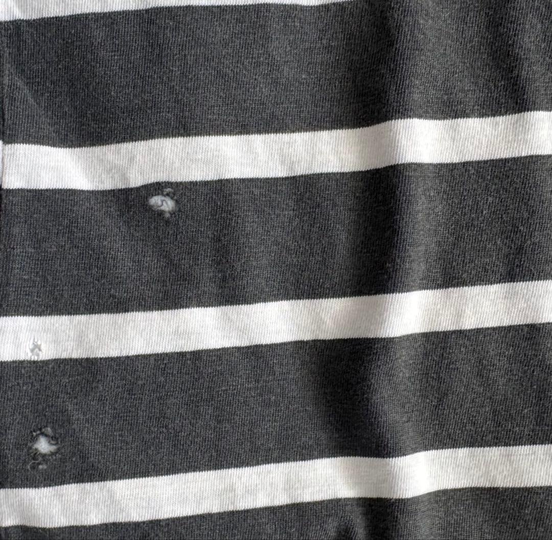 90s GAP ロンT ロング Tシャツ ボーダー フェード ボロ