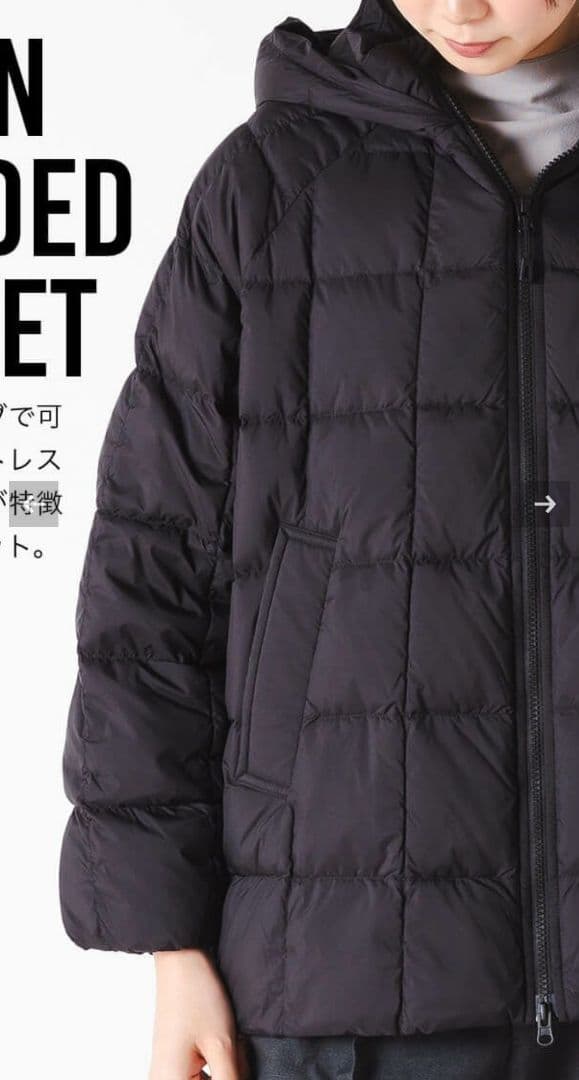 DANTN ダントンダウン 黒 新品未使用 Sサイズ ブラック