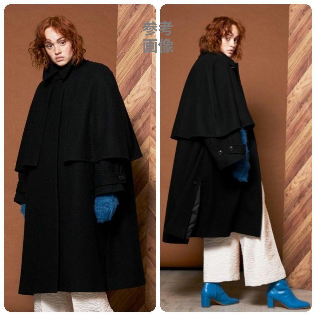 大人気【美品】メゾンスペシャル ケープコート 3way ポンチョ 希少色ブラック