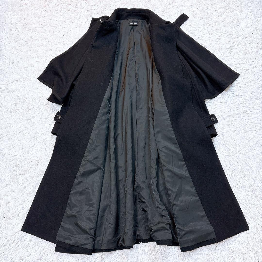 大人気【美品】メゾンスペシャル ケープコート 3way ポンチョ 希少色ブラック