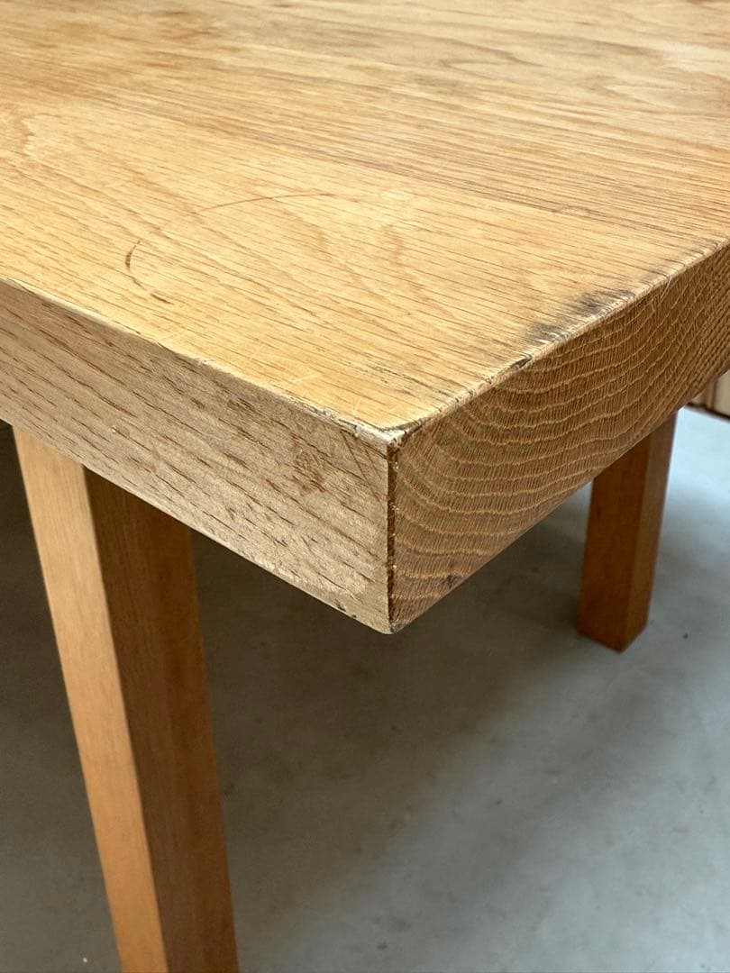 無印良品　定価19万5千　オーク無垢材　ダイニングテーブル　【送料込み】