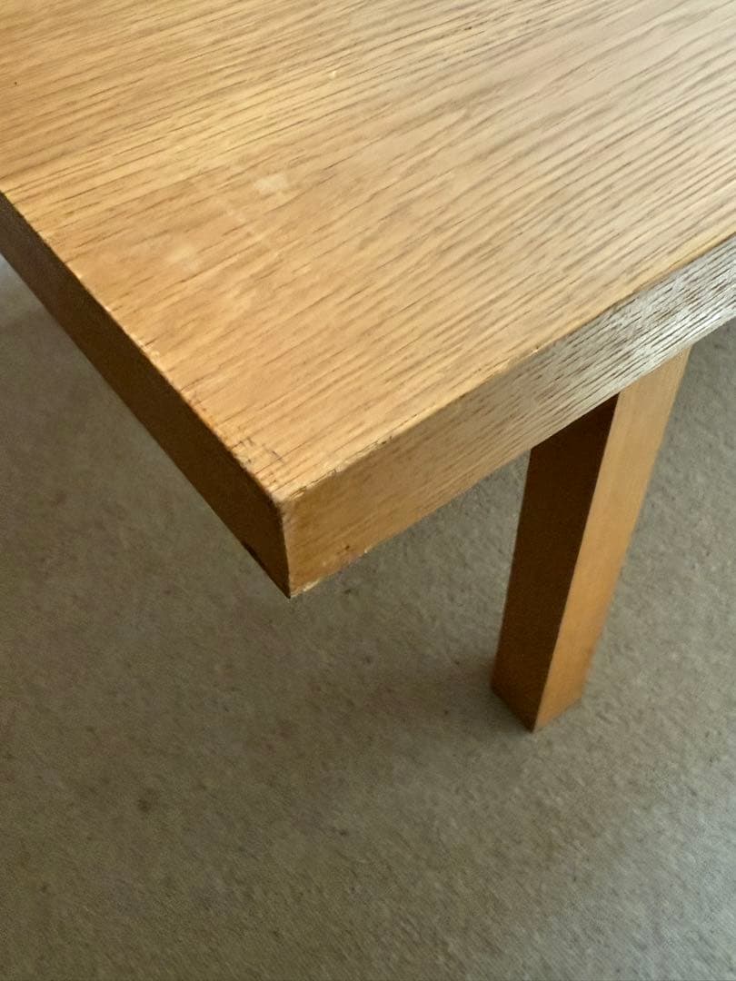 無印良品　定価19万5千　オーク無垢材　ダイニングテーブル　【送料込み】