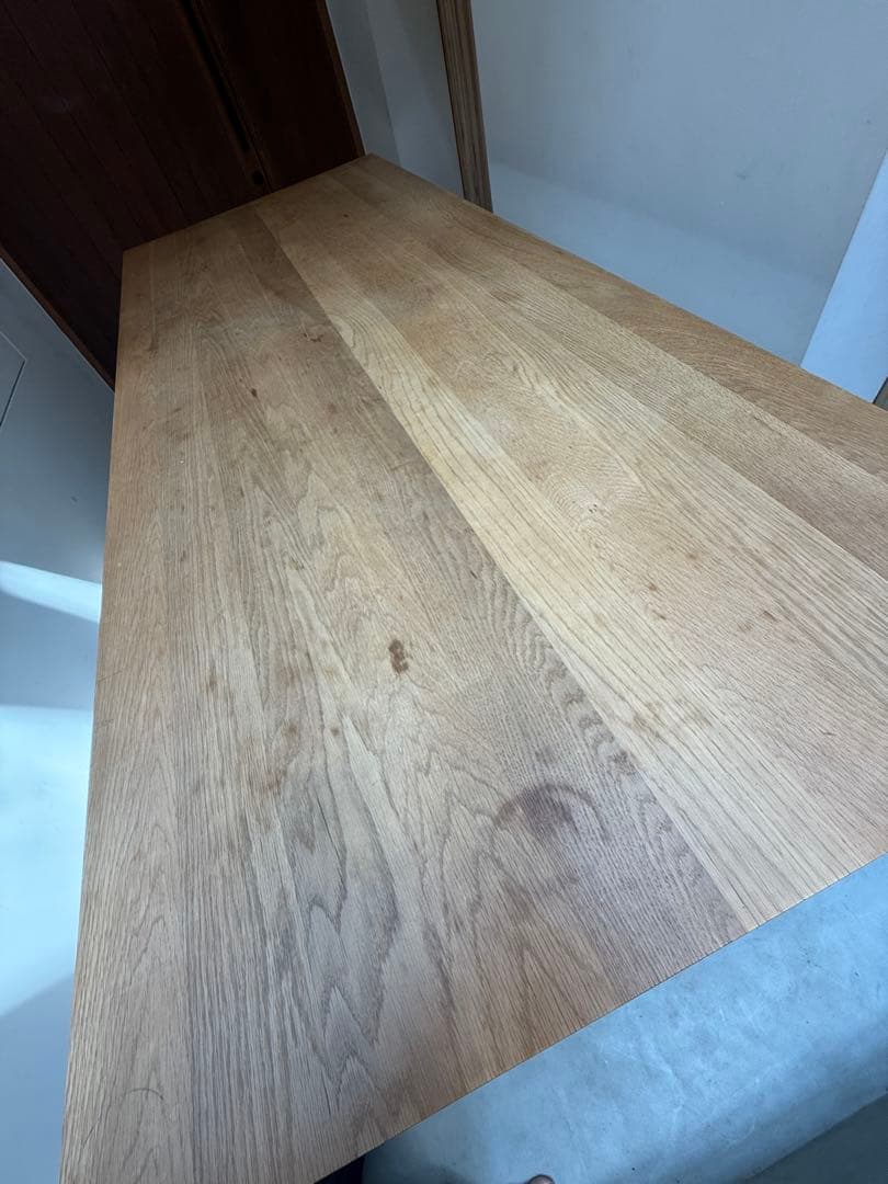 無印良品　定価19万5千　オーク無垢材　ダイニングテーブル　【送料込み】