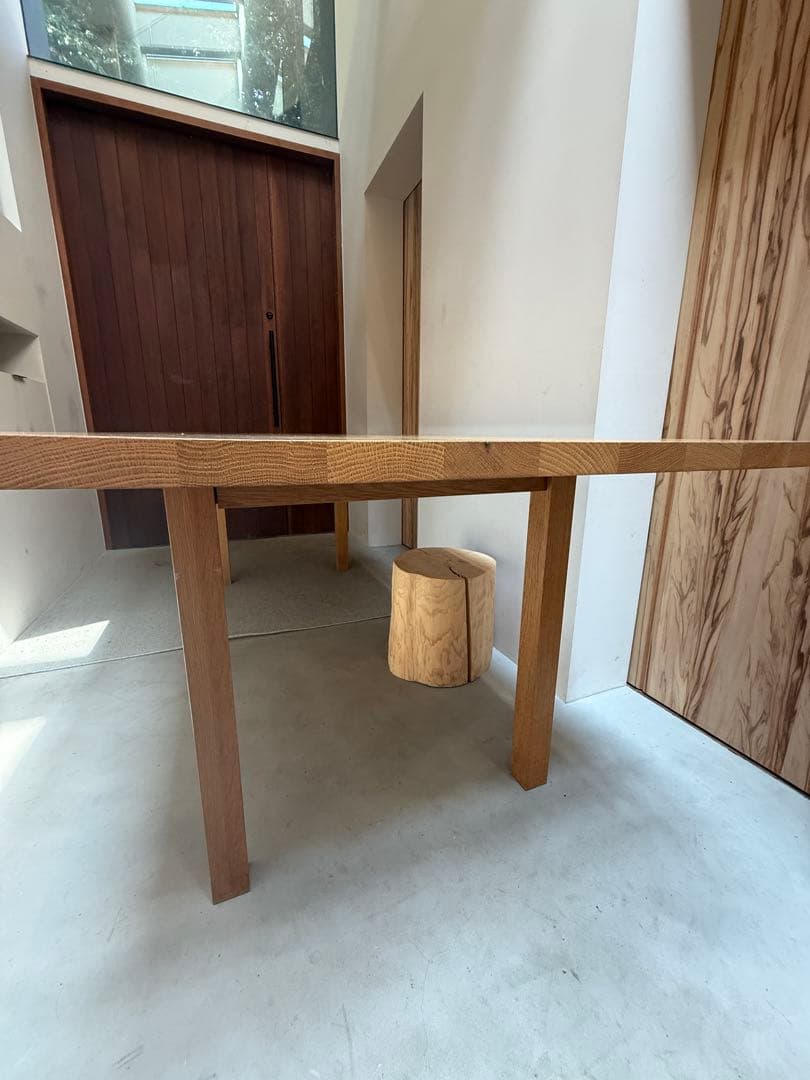 無印良品　定価19万5千　オーク無垢材　ダイニングテーブル　【送料込み】