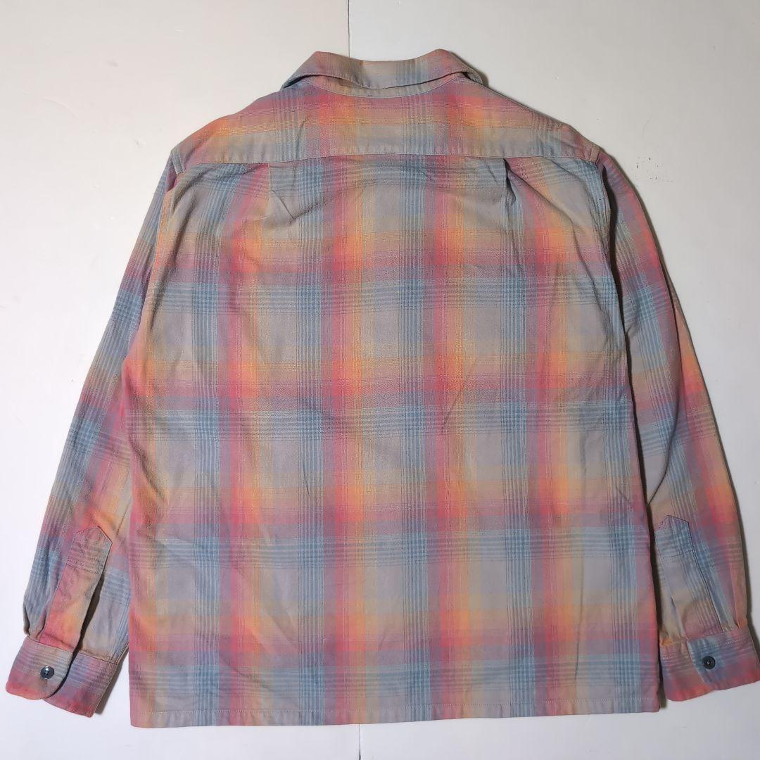 Pendleton オンブレチェック ネルシャツ M（実寸L程度）