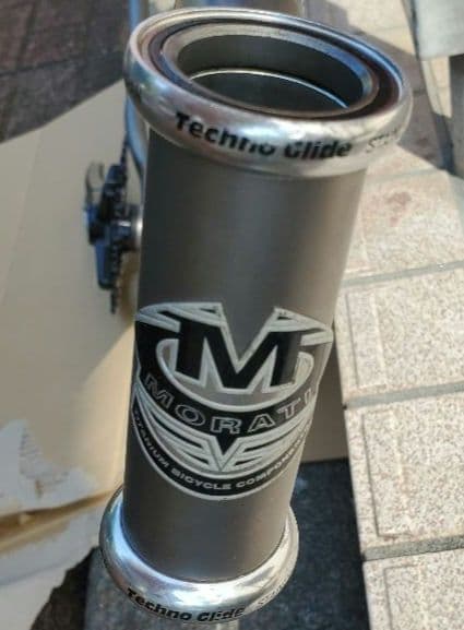 MORATI マウンテンバイクチタンフレーム26インチ用　中古品