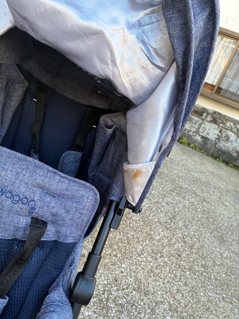 手渡し限定☆Kinderwagon DUOシティ-HOP ブルーデニム