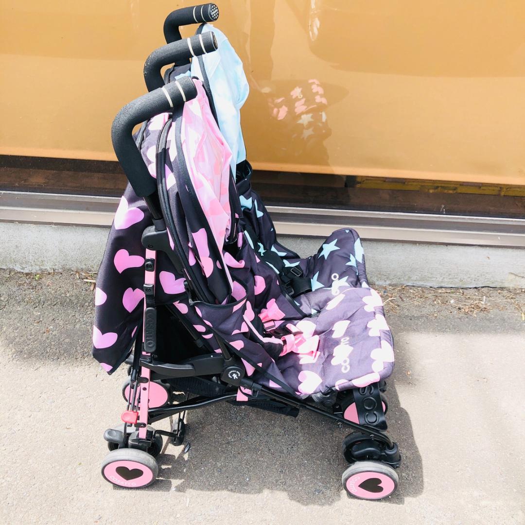 COSATTO コサット 双子用ベビーカー 二人乗りベビーカー　「5455」