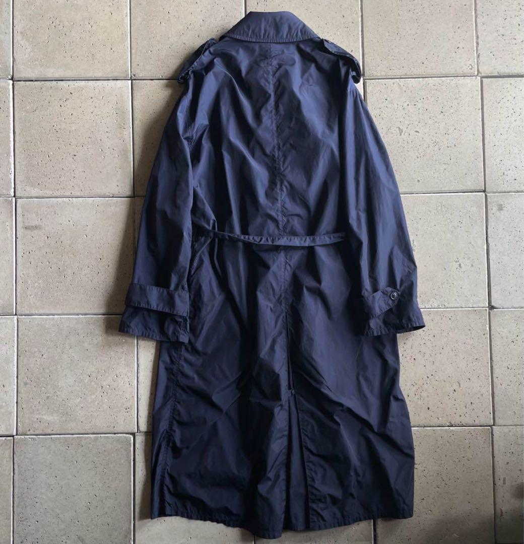 90s ポロ ラルフローレン ロング ナイロン トレンチ コート L