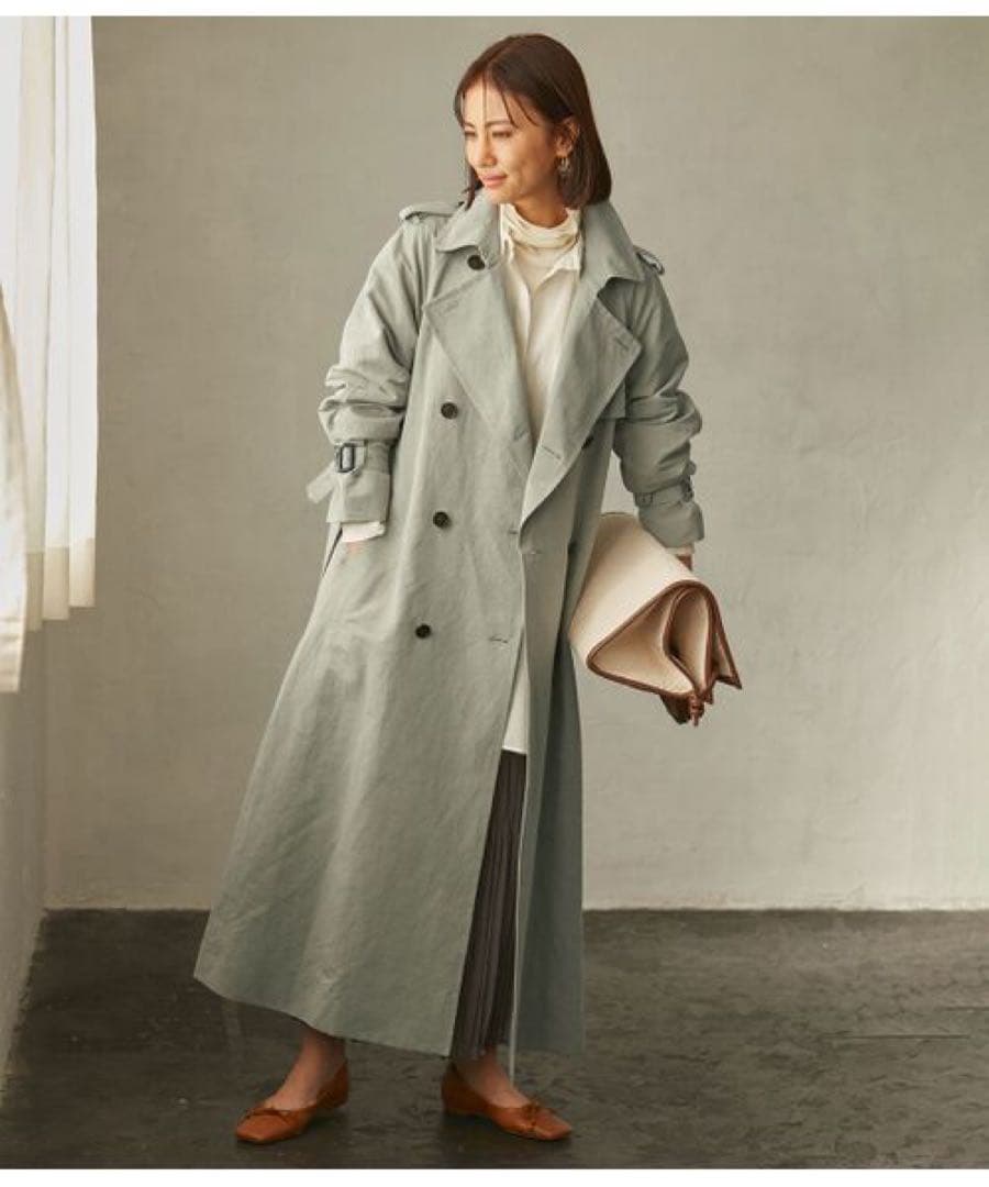 ハム次郎　】ドラマ着用】【タグ付未使用】ロペ　コート　　石原さとみさん