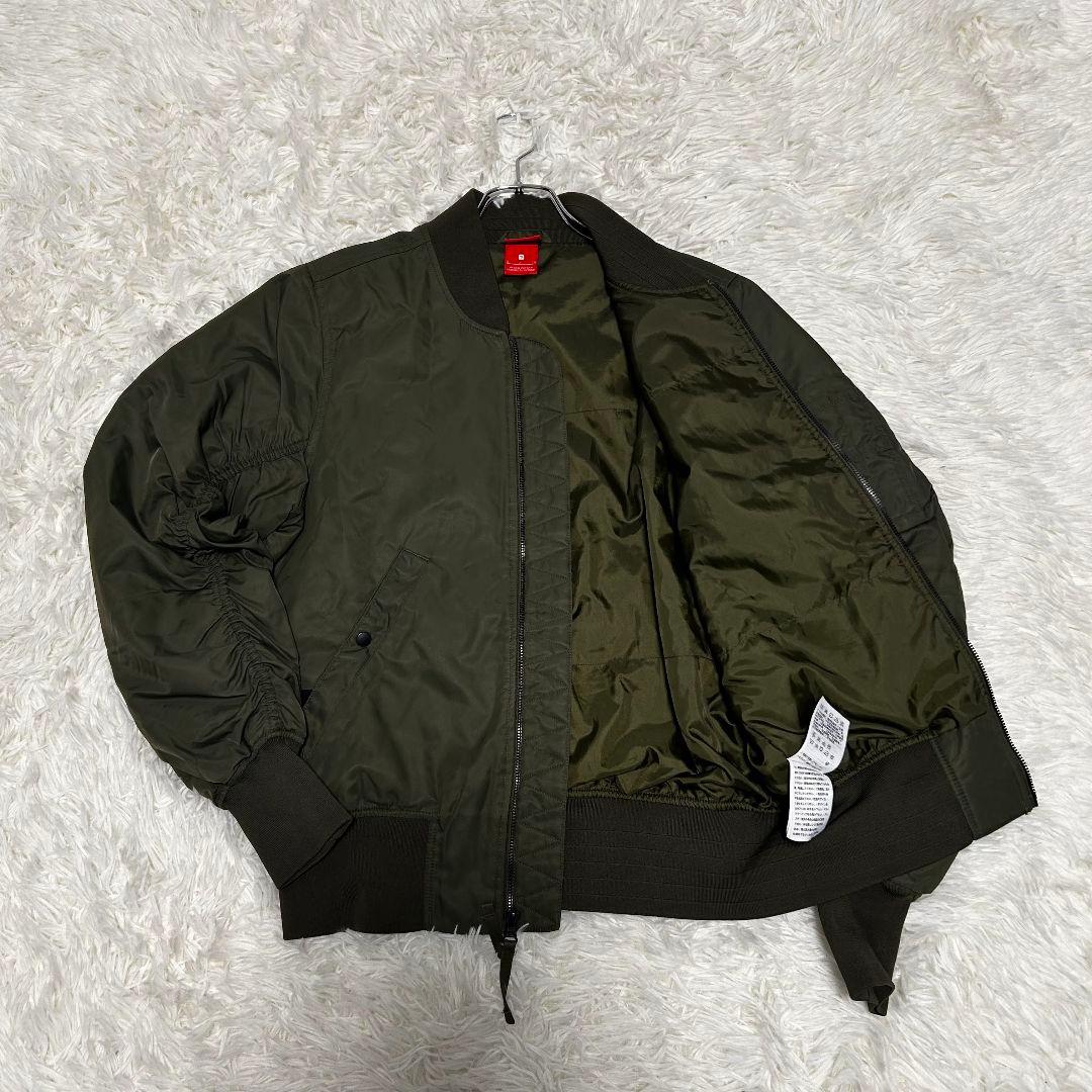 美品✨️NIKE ナイキ メンズ MA-1 フライトジャケット カーキ ブルゾン