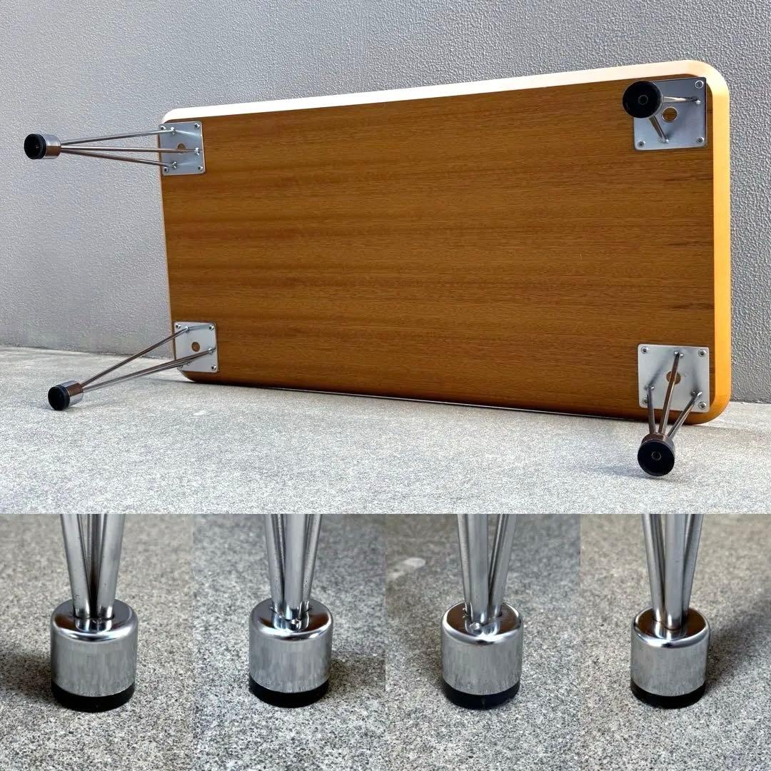 木製 センターテーブル エキスパンダーレッグ リプロ スチール インダストリアル