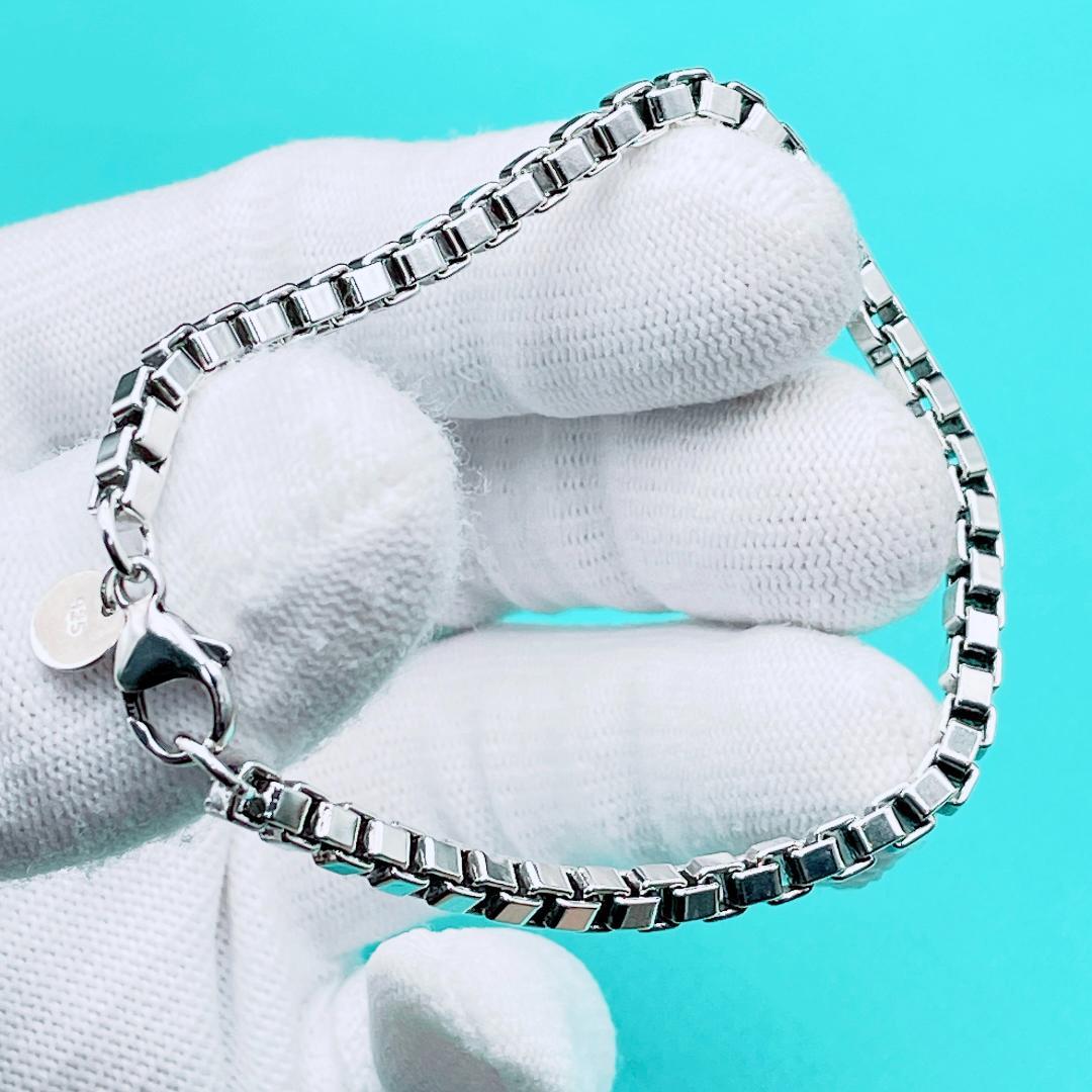 ◇ティファニー◇新品仕上済 ベネチアン ブレスレット Ag 16.4g シルバー