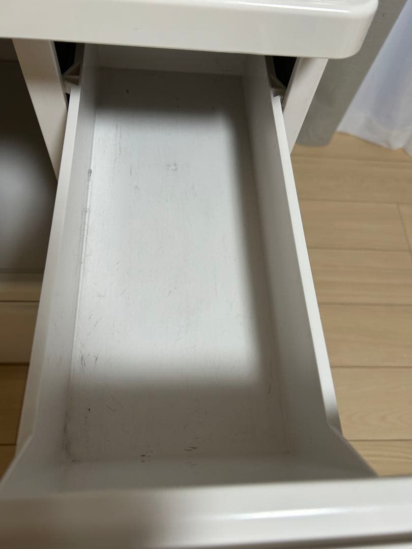 エムケー精工　米びつ付き　レンジ台　SK-306W ホワイト