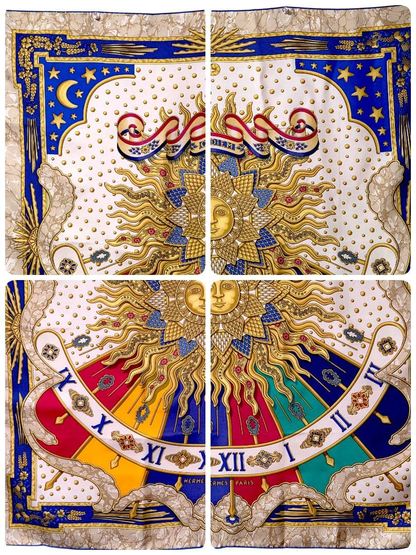 エルメス カレ90 CARPE DIEM 今日1日を楽しむ シルクスカーフ 人気