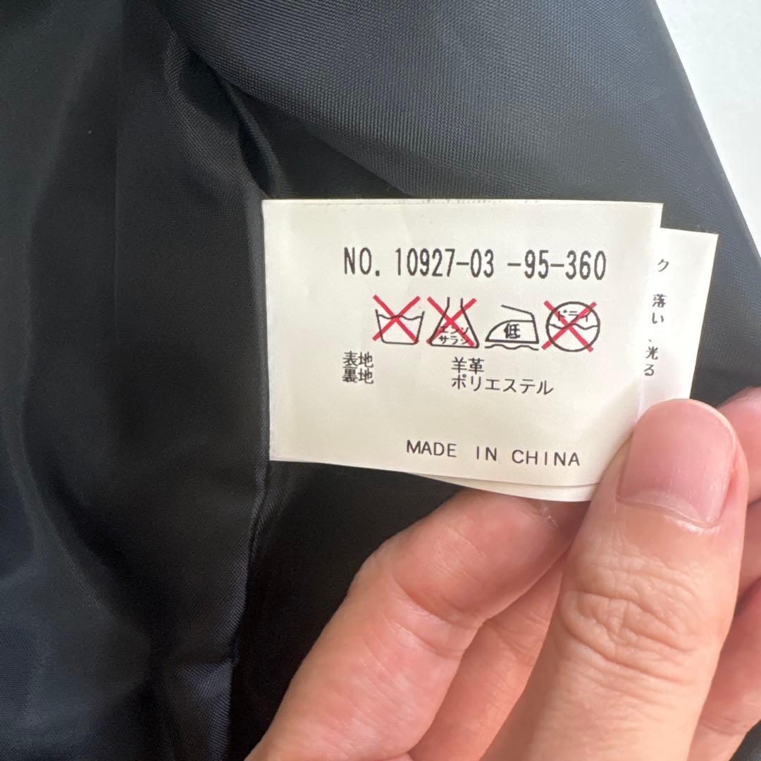 himiさま専用⭐︎アナイANAYI ラムレザーシングルライダースジャケット　36