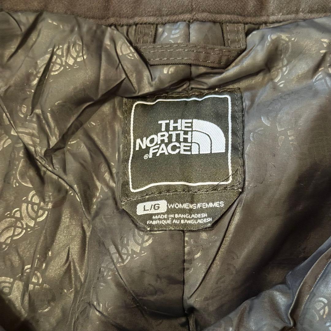 【ザ・ノースフェイス】スキー　スノボーパンツ　L 黒　ハイベント　刺繍ロゴ k