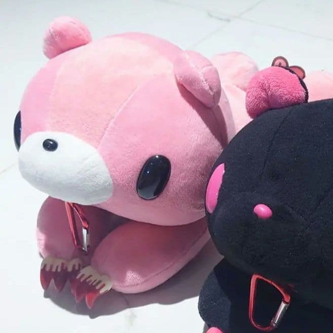 ♩*様 チャックスGP SL脱グル〜ミ〜咬筋力じまんポーチ ぬいぐるみ 【ピンク