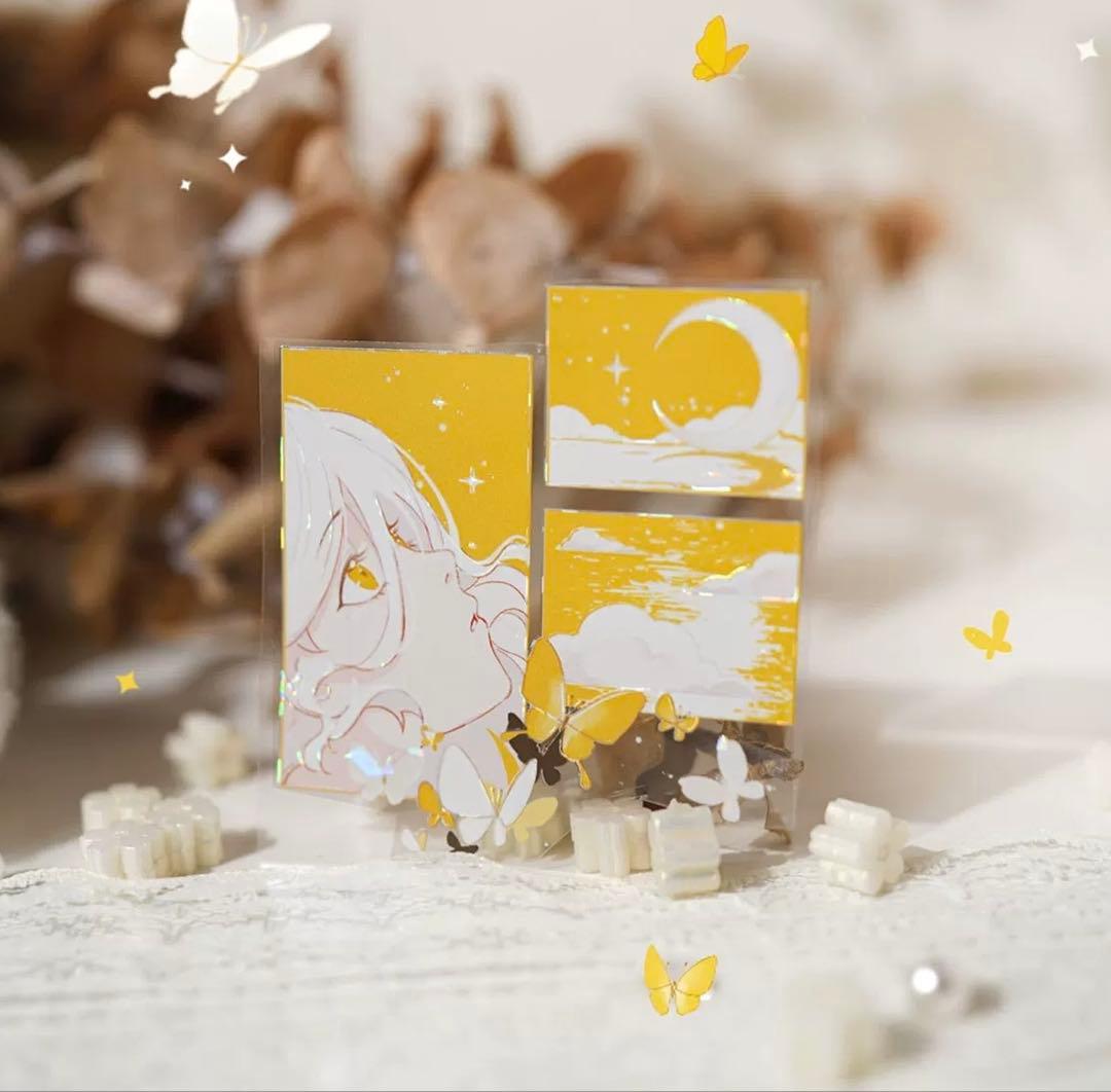 风见幸山《她的一抹黄》海外マスキングテープ　マステ 【2245】