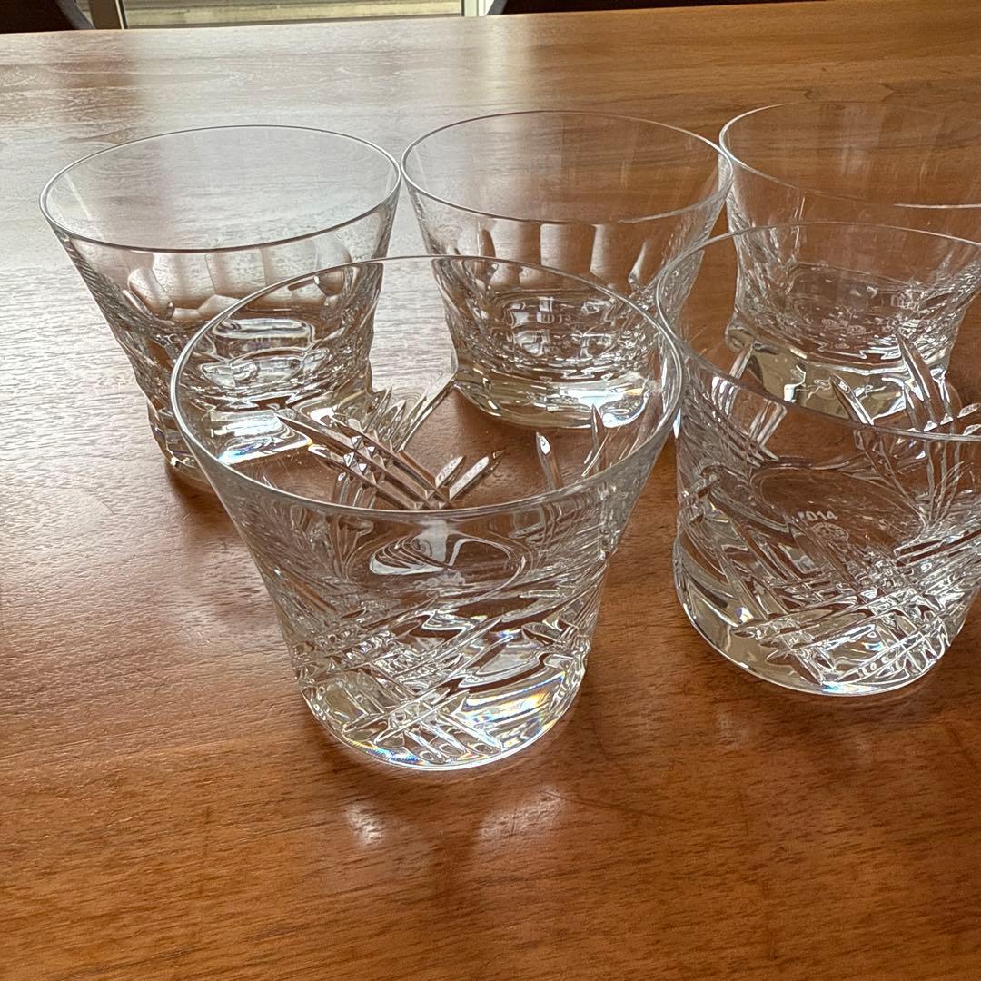 Baccara バカラグラス5点　2014×2個/2013×3個