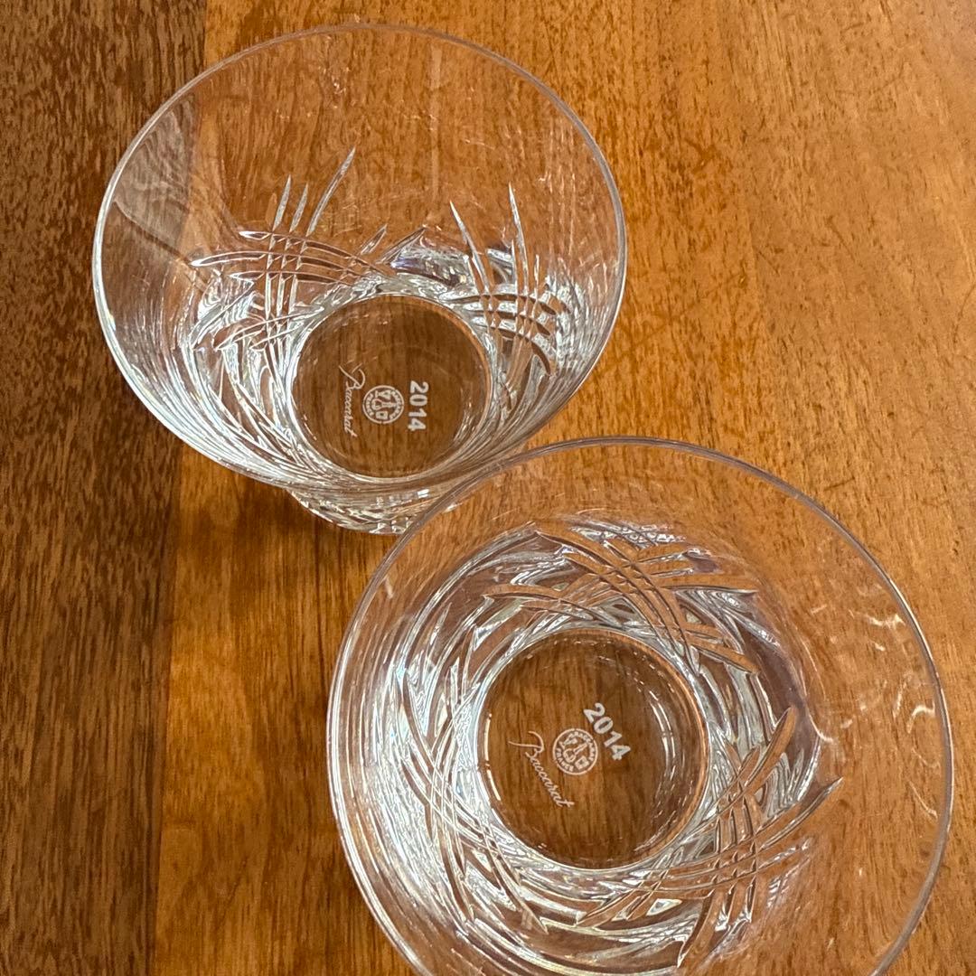 Baccara バカラグラス5点　2014×2個/2013×3個